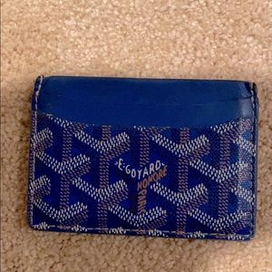 Goyard Blue Card Holder